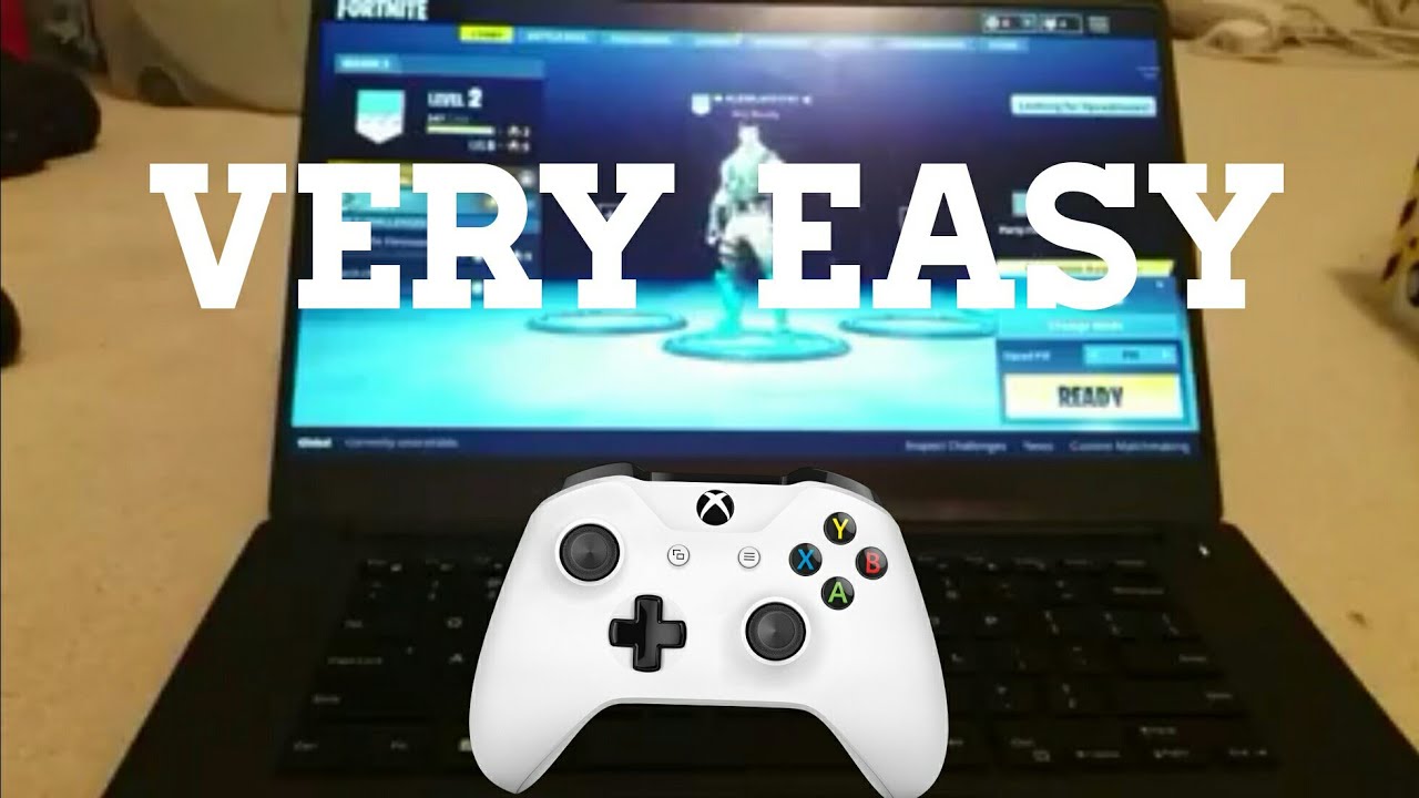 is there any way to connect an xbox controller to a laptop for fornite mac